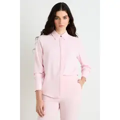 ASH - Blusas Manga Larga Mujer Rosa