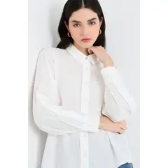 ASH - Blusas Manga Larga Mujer Crudo