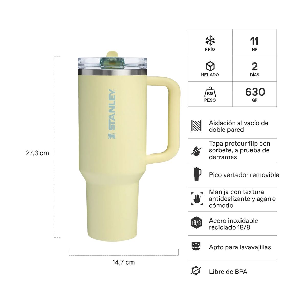 STANLEY - Quencher Protour Pomelo - 118 lt