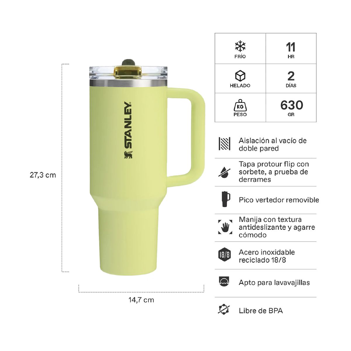 STANLEY - Quencher Protour Pricly Pear - 1.18 lt