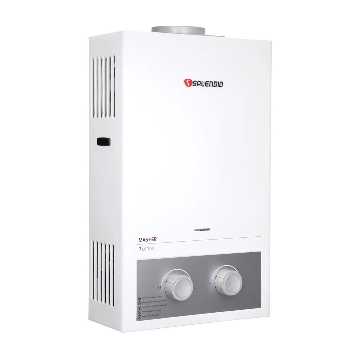 SPLENDID - Calefont 7 litros Gas licuado Tiro natural Splendid