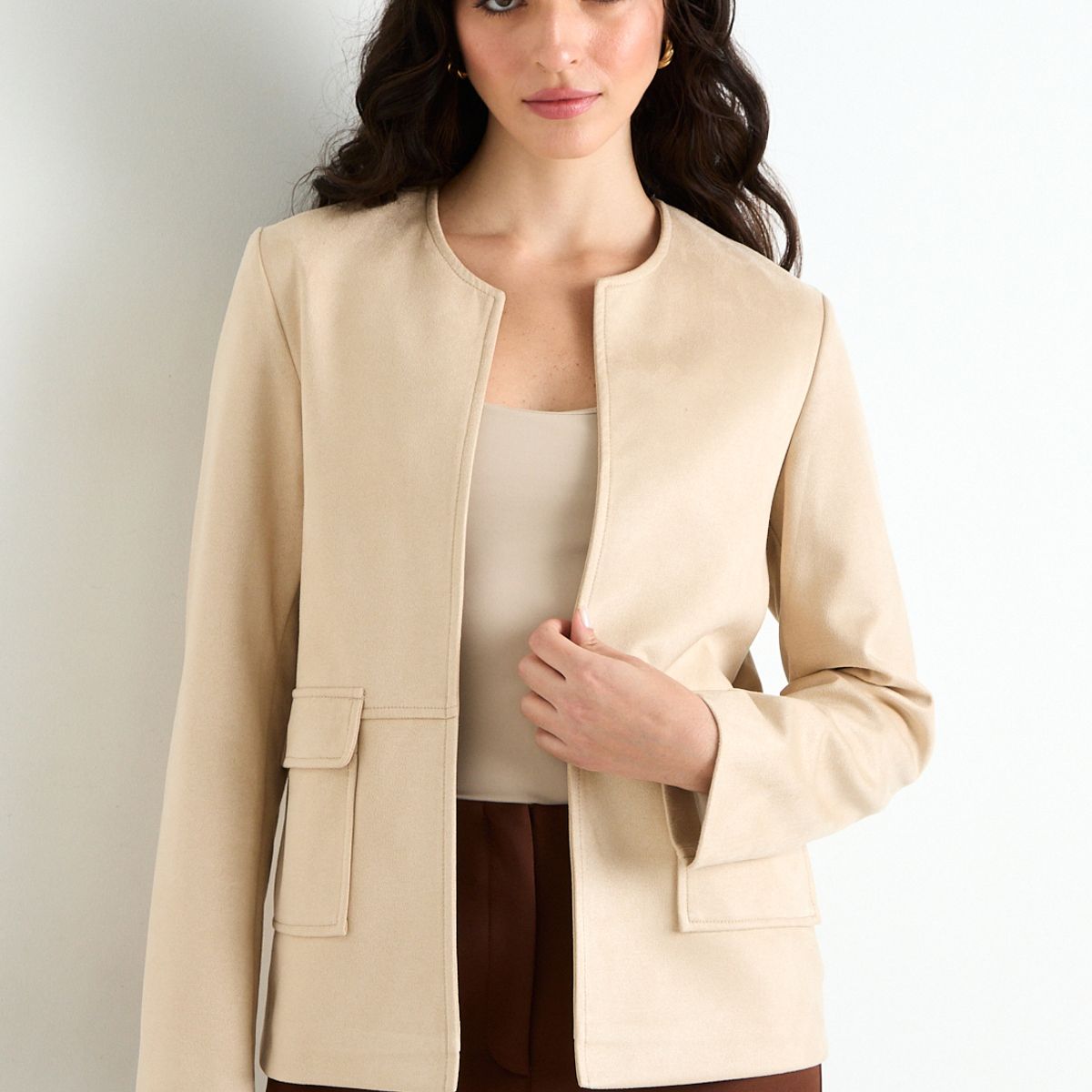 ASH - Chaqueta Mujer Beige Ash