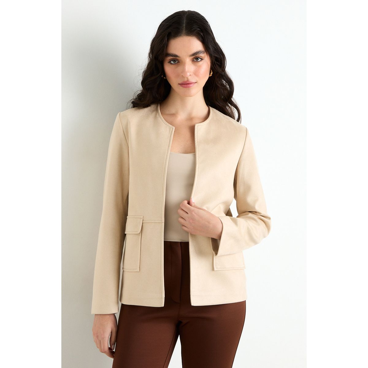 ASH - Chaqueta Mujer Beige Ash