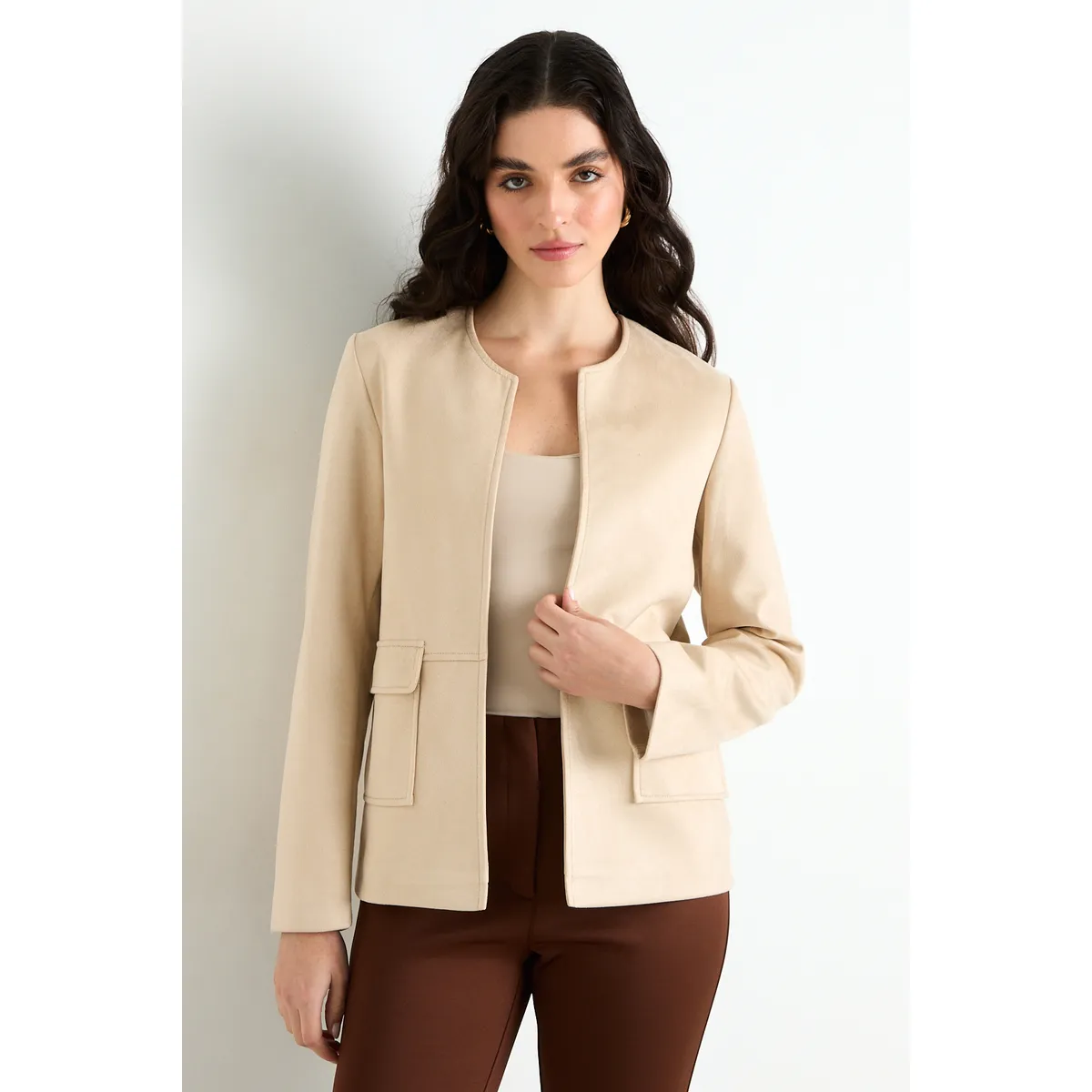 ASH - Chaqueta Mujer Beige Ash