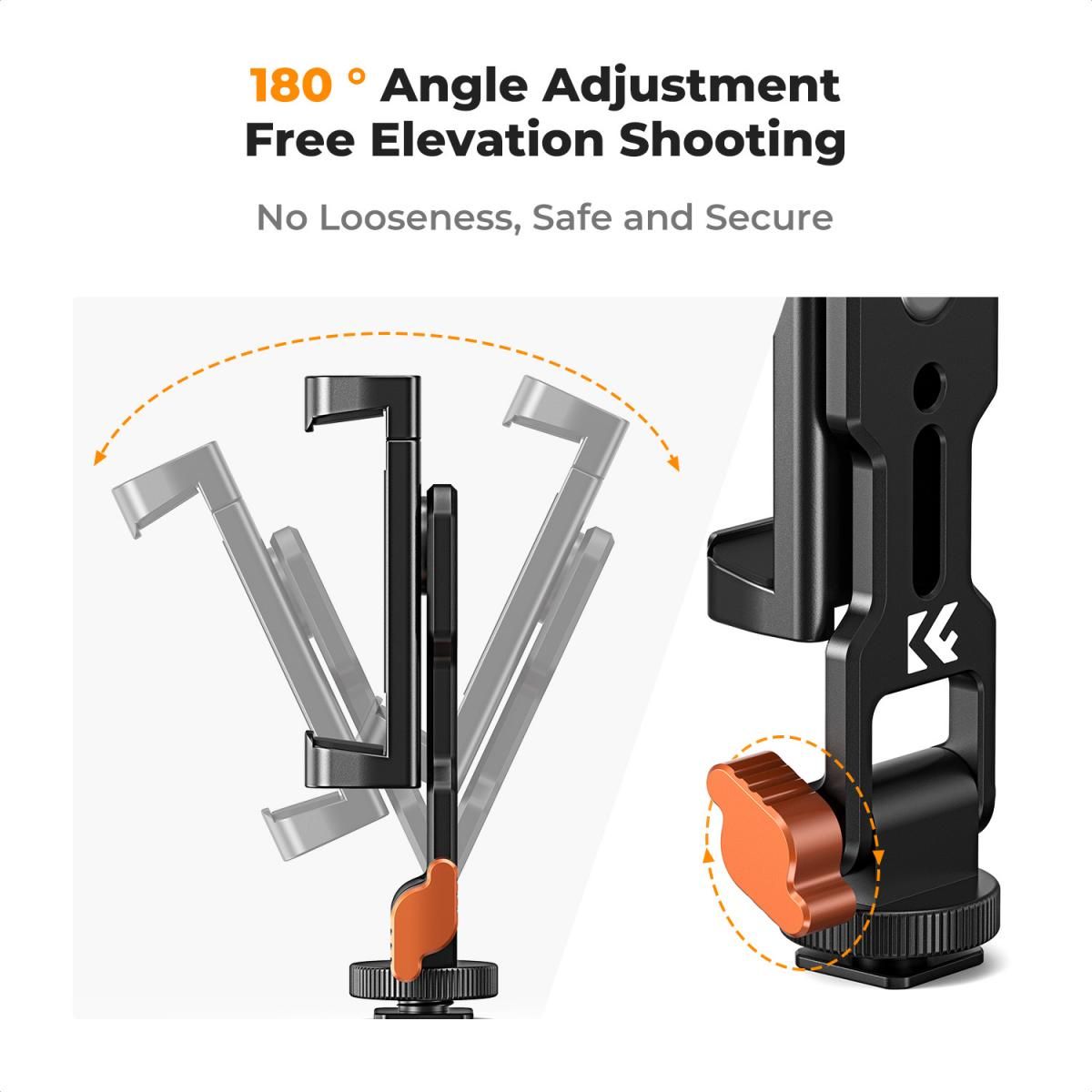 GENERICO - KF CONCEPT ADAPTADOR TRÍPODE METÁLICO PARA CELULAR KF31
