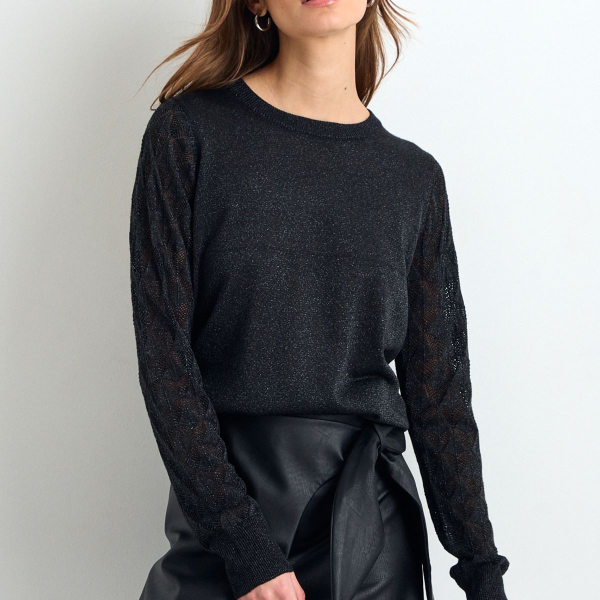 IO - Sweater Mujer Negro Io