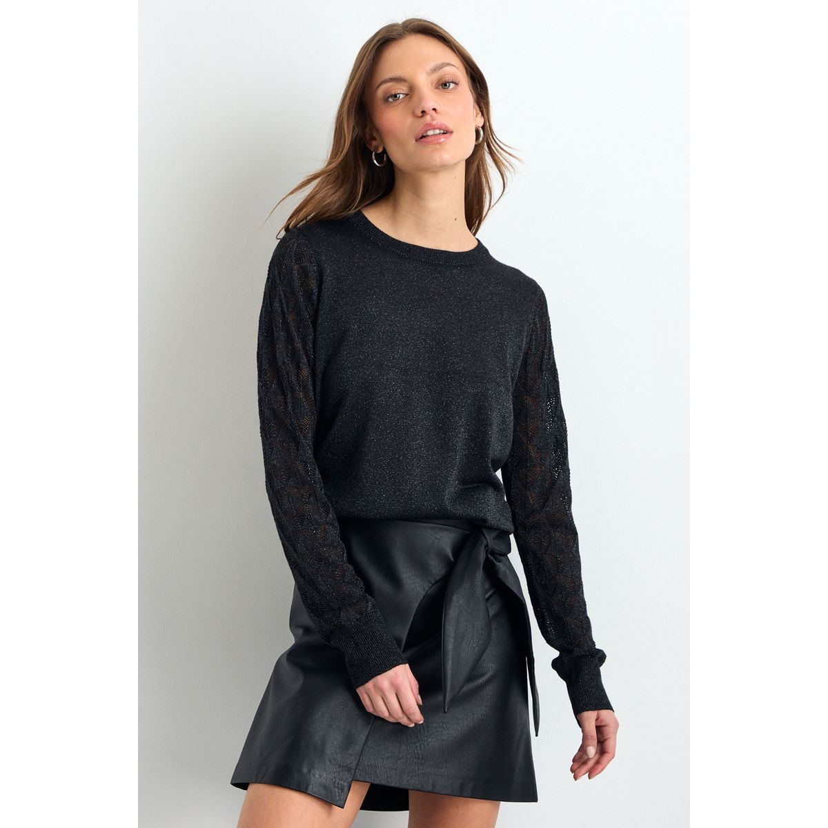 IO - Sweater Mujer Negro Io