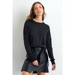 IO - Sweater Mujer Negro