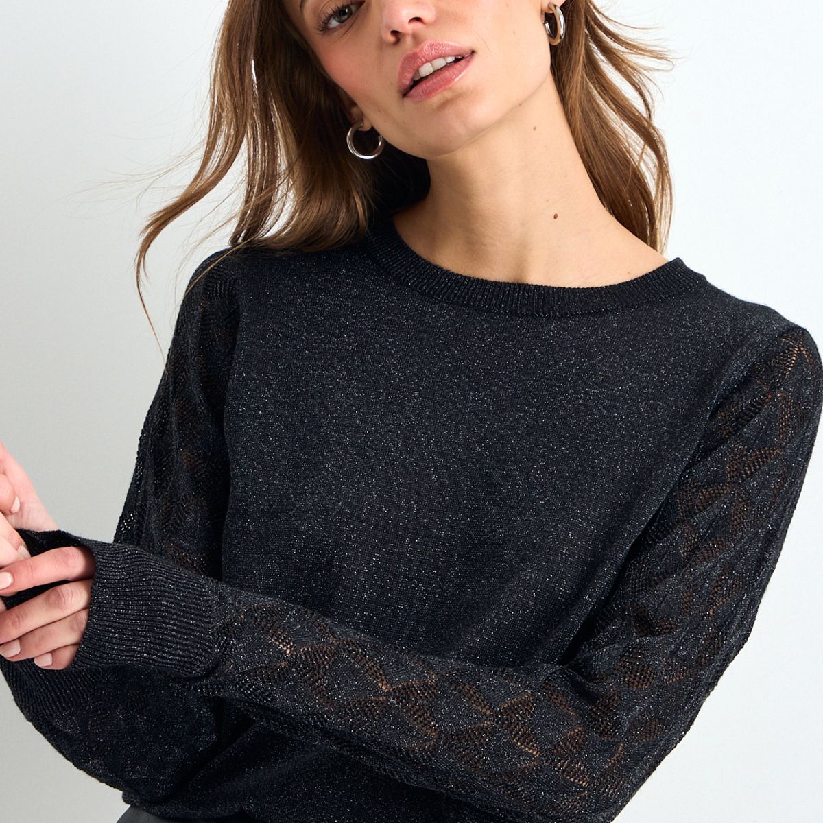 IO - Sweater Mujer Negro Io
