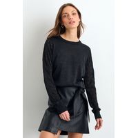 Sweater Mujer Negro