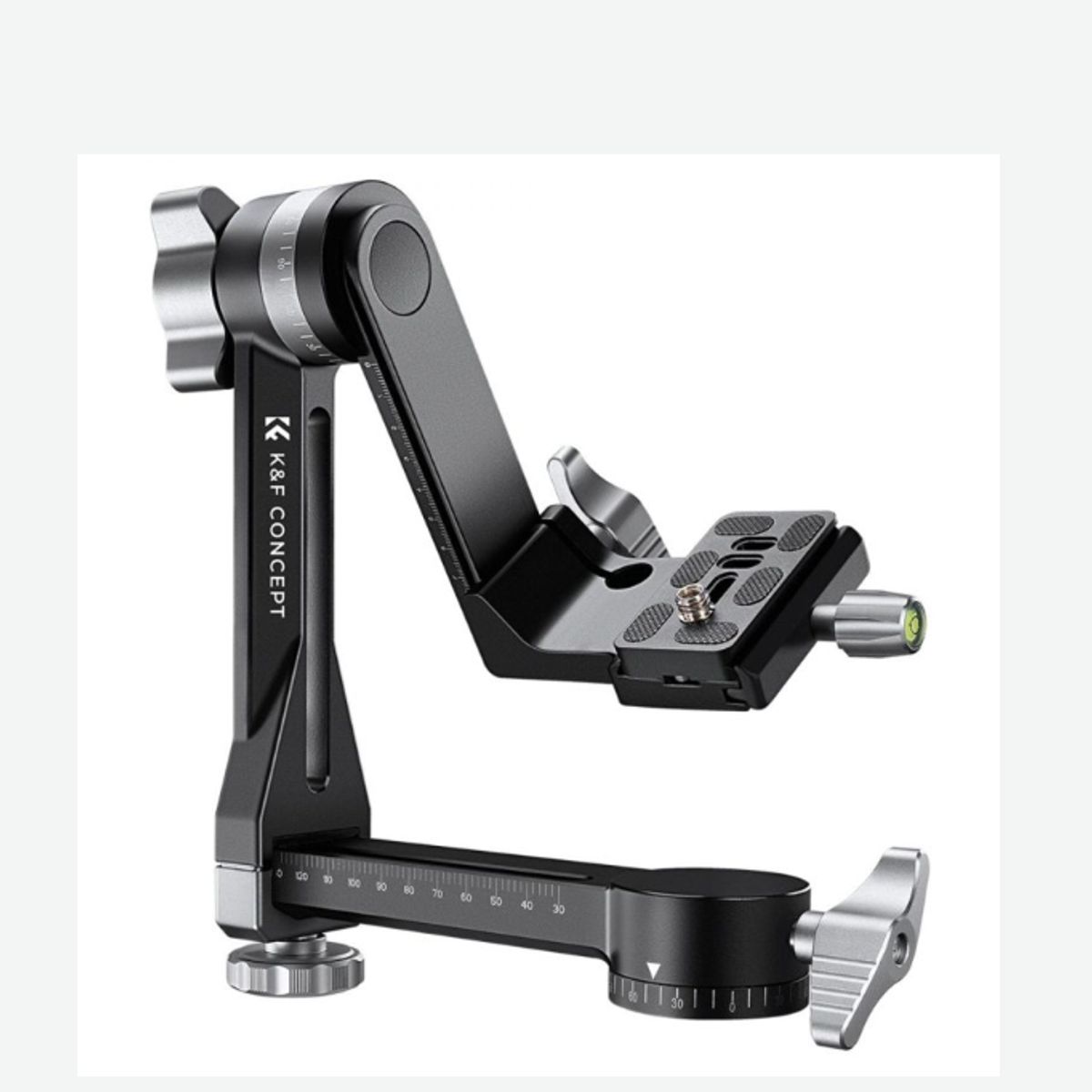 GENERICO - KF CONCEPT CABEZAL CARDÁN PANORÁMICO 360 GRADOS ALTA RESISTENCIA 20KG CAPACIDAD