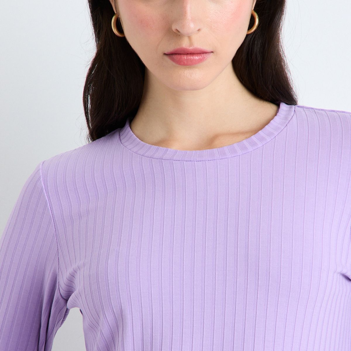 ASH - Polera Manga Larga Mujer Morado Ash