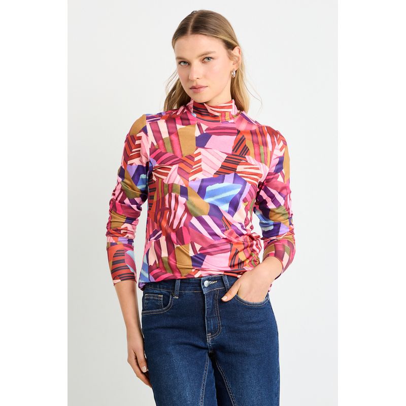 ASH - Polera Manga Larga Mujer Rosa Ash