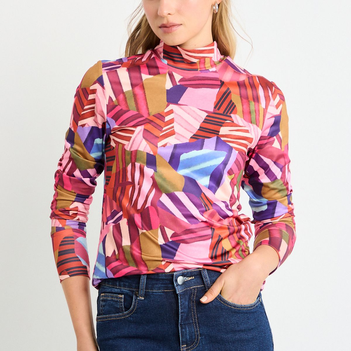 ASH - Polera Manga Larga Mujer Rosa Ash