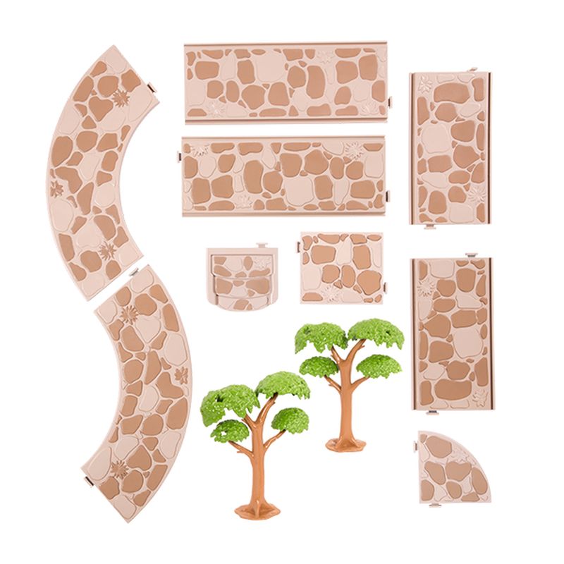 BATTAT - Playset camino y árboles - Lil Woodzeez - Ternurines