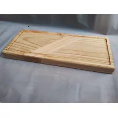 GENERICO - Tabla Picar Grande Madera Decorativa 50x23 Cm Tabla Picar Decorativa Natural