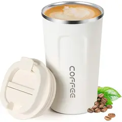 WAKESHOME - Vaso térmico de acero inoxidable de 510Ml antiderrame