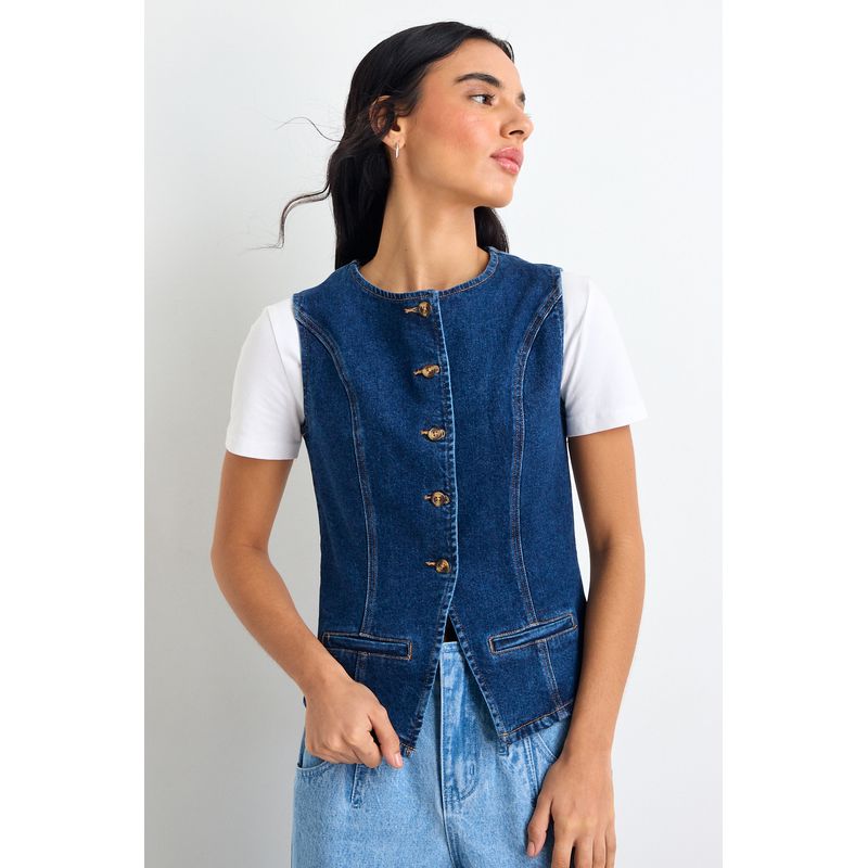 IO - Blazer Mujer Azul Io