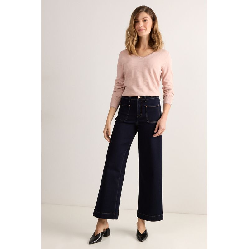 MA GRIFFE - Jeans Mujer Azul Magriffe