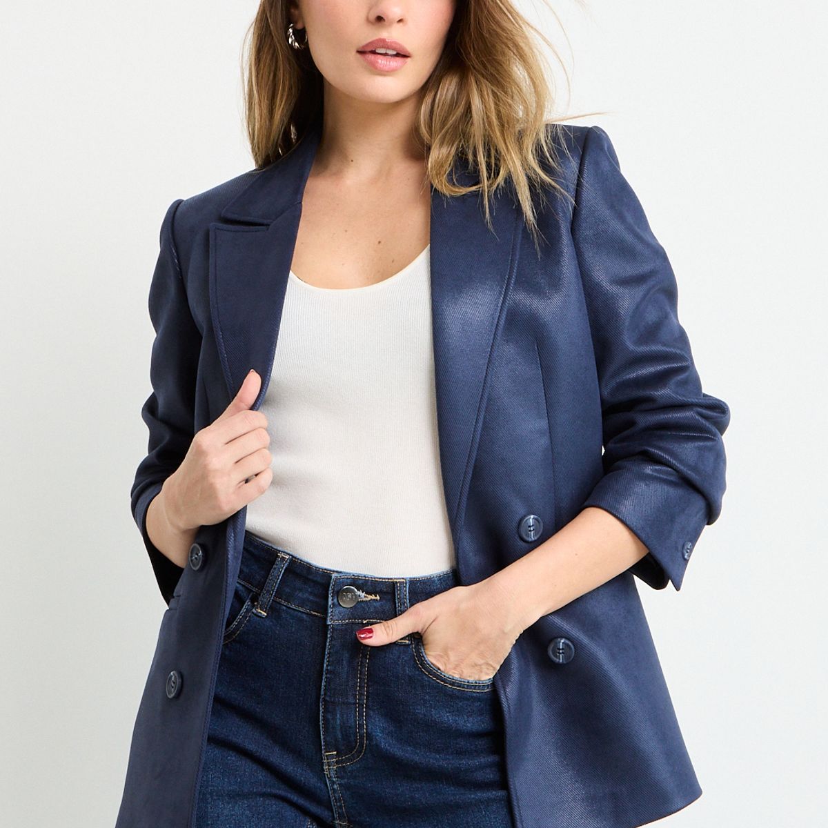 ASH - Blazer Mujer Azul Ash