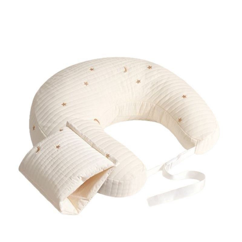 GOLDEN BABY'S - Almohada Cojin lactancia multifuncional Estrellitas