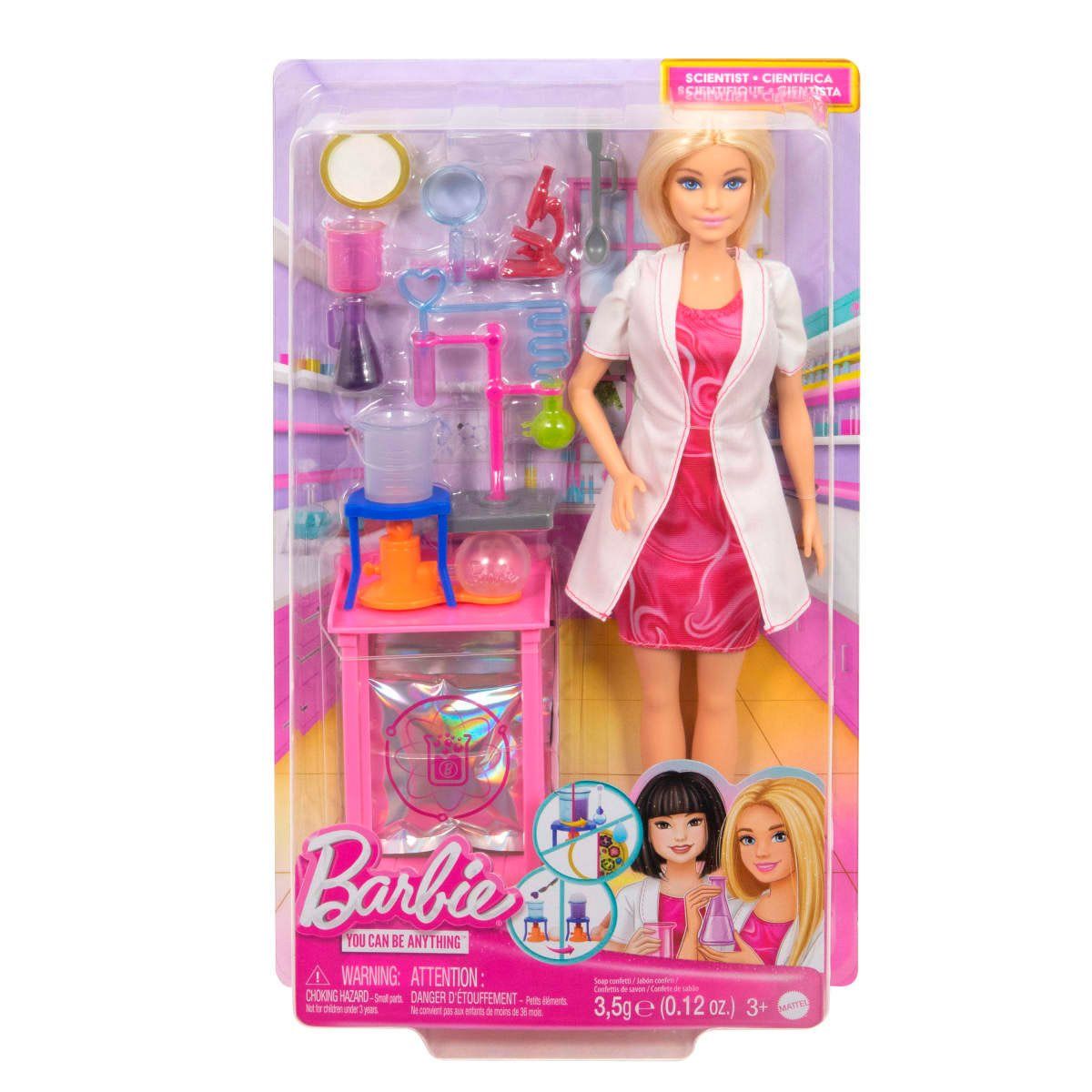 BARBIE - BARBIE PROFESIONES MUÑECA SET DE LUJO - CIENTIFICA