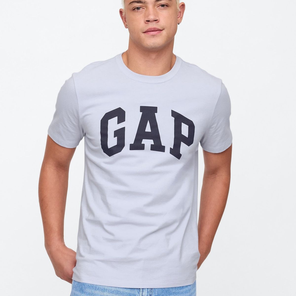 GAP - Polera Hombre Logo V25 Light Manga Corta Azul Gap