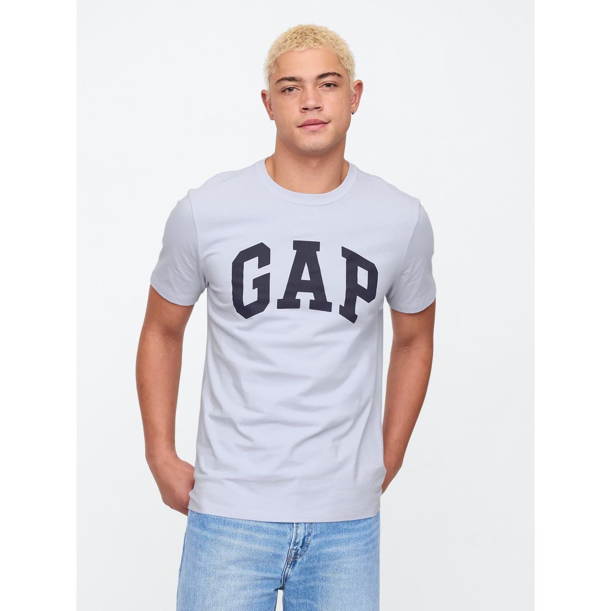 GAP - Polera Hombre Logo V25 Light Manga Corta Azul Gap