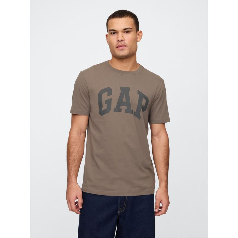 GAP - Polera Hombre Logo V25 Manga Corta Café Gap