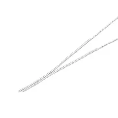 JB JOYAS BARON - Collar Oro Blanco 18kt Eslabones y Diamantes 1,55 Qlts