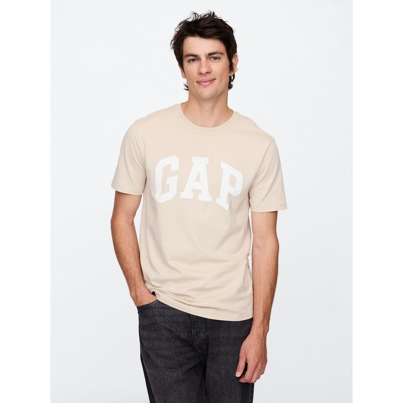 GAP - Polera Hombre Logo V25 Light Manga Corta Café Gap