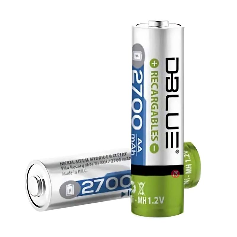 DBLUE - Pack 5 Pilas Recargables Aaa 1200mha - PS