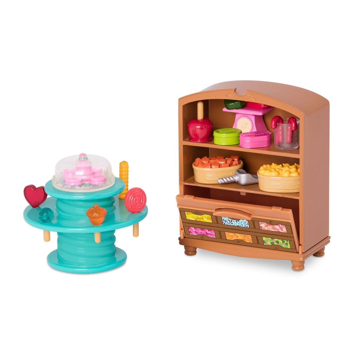 LIL WOODZEEZ - Set accesorios tienda de dulces - Lil Woodzeez - Ternurines