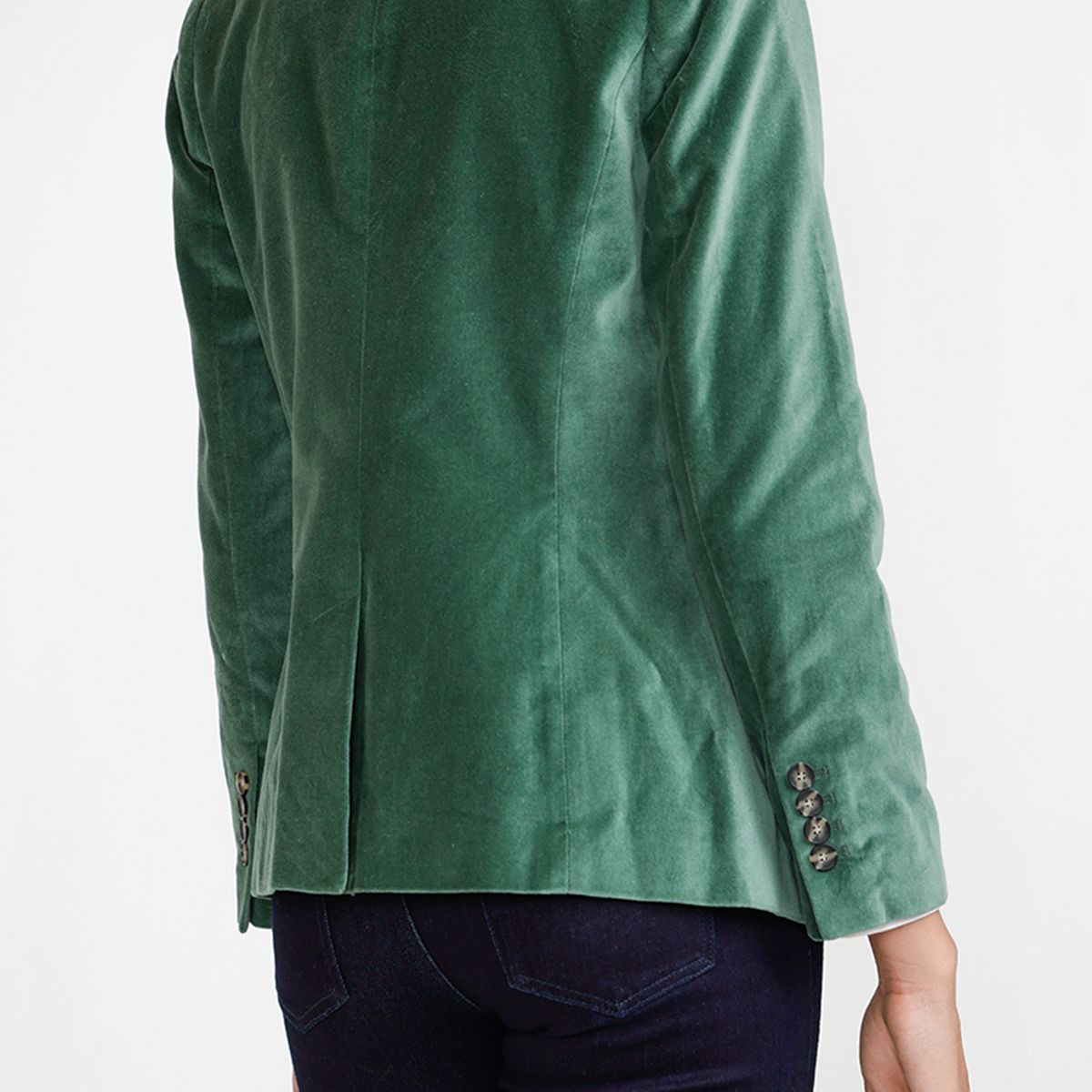 CANADIENNE - Blazer Mujer Algodón Verde