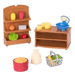 BATTAT - Set accesorios supermercado - Lil Woodzeez - Ternurines