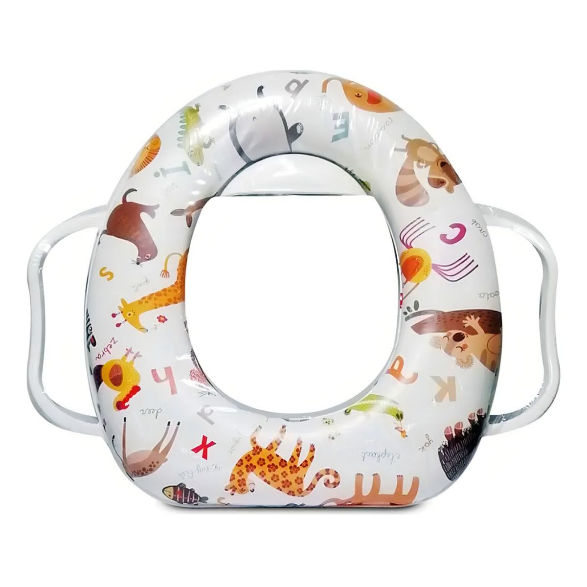 GENERICO - Tapa Baño Niño Adaptador Asiento Wc Acolchado Con Manijas