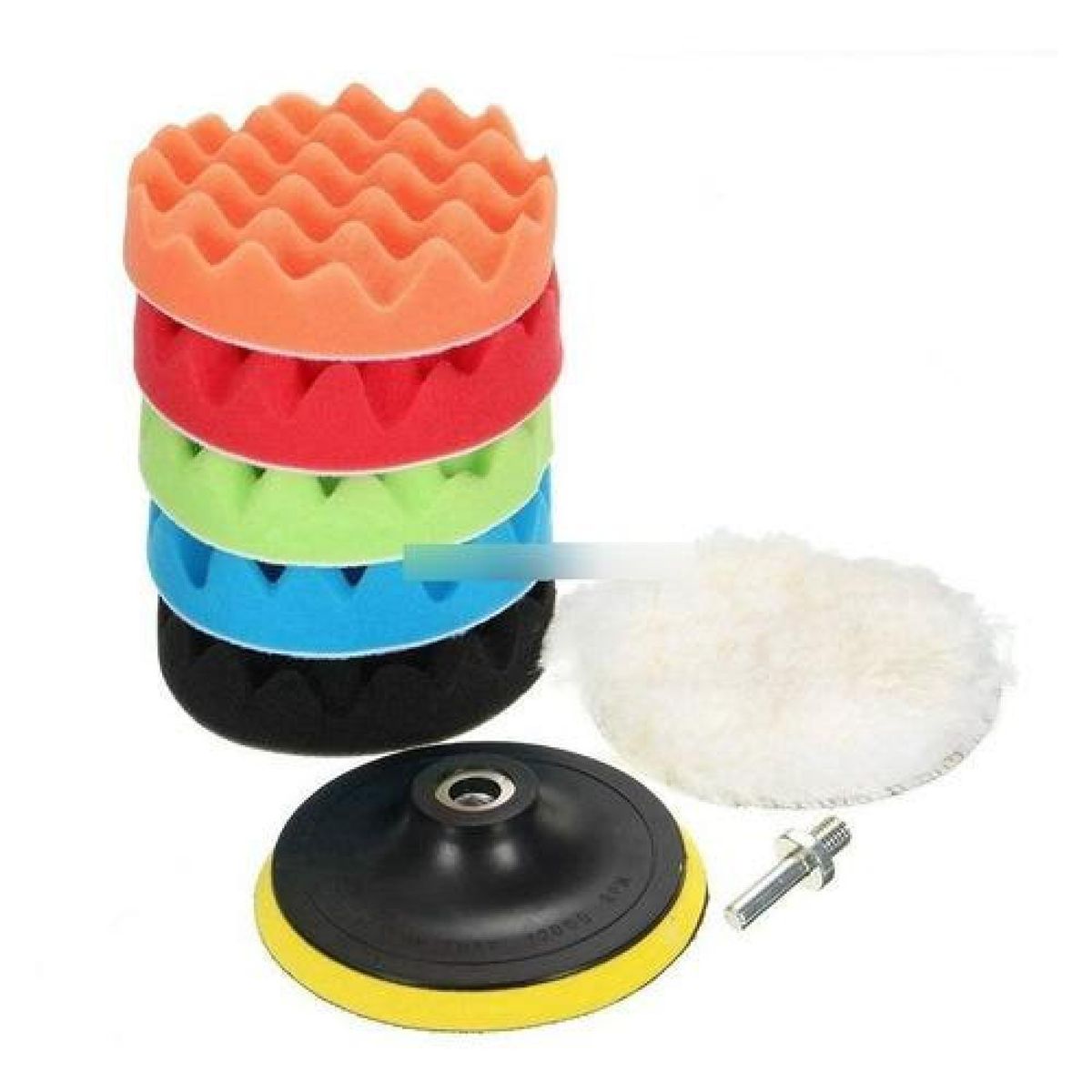 GENERICO - Kit Completo De Pulido De Automóvil Para Taladro Y Esmeril - Multicolor