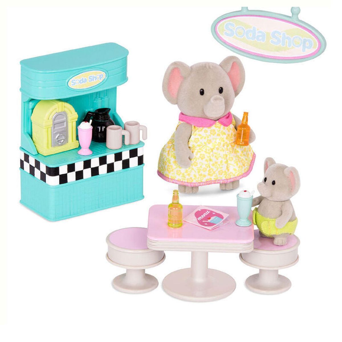 LIL WOODZEEZ - Set accesorios tienda de bebidas - Lil Woodzeez