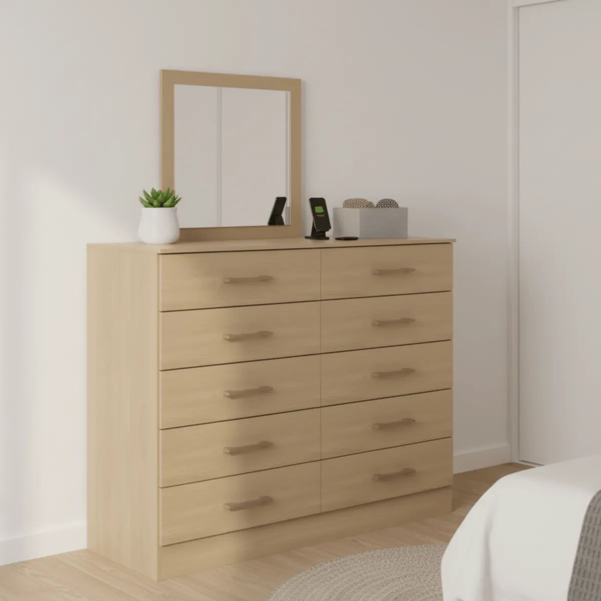 EXIT - Cómoda 10 Cajones  117x92x40 cm