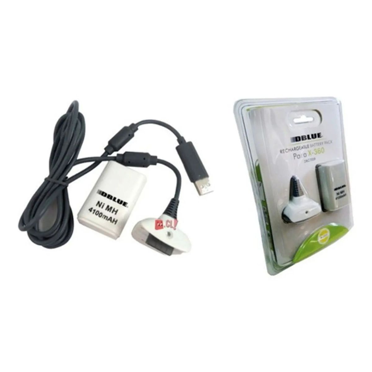 DBLUE - Batería Recargable Interna Compatible Joystick Xbox 360 Oem - Ps