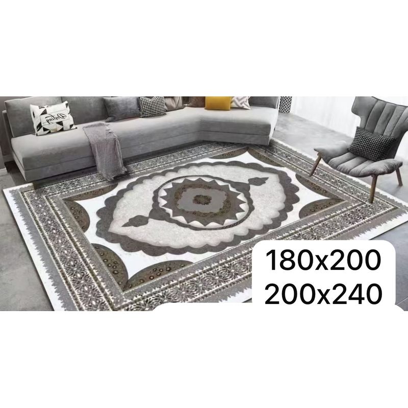 GENERICO - Alfombras de Living con Dieños - Tapete antideslizante 180x200cm A4