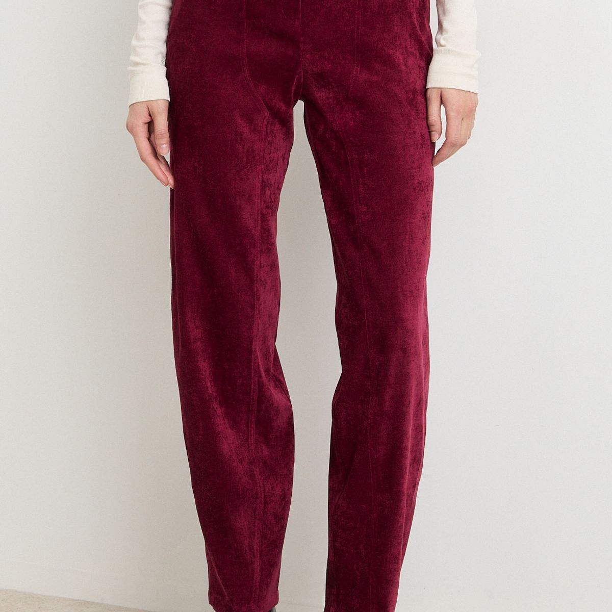 ASH - Pantalon Mujer Burdeos Ash