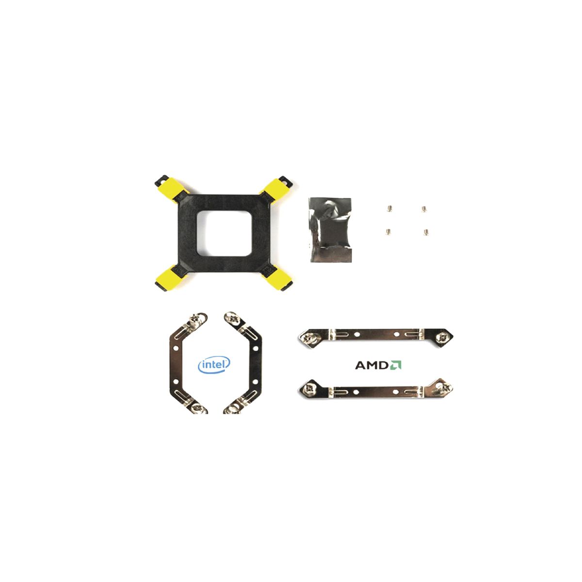 PUNTO STORE - Disipador Coolers Pc Rgb Con Doble Ventilador Intelamd - Ps