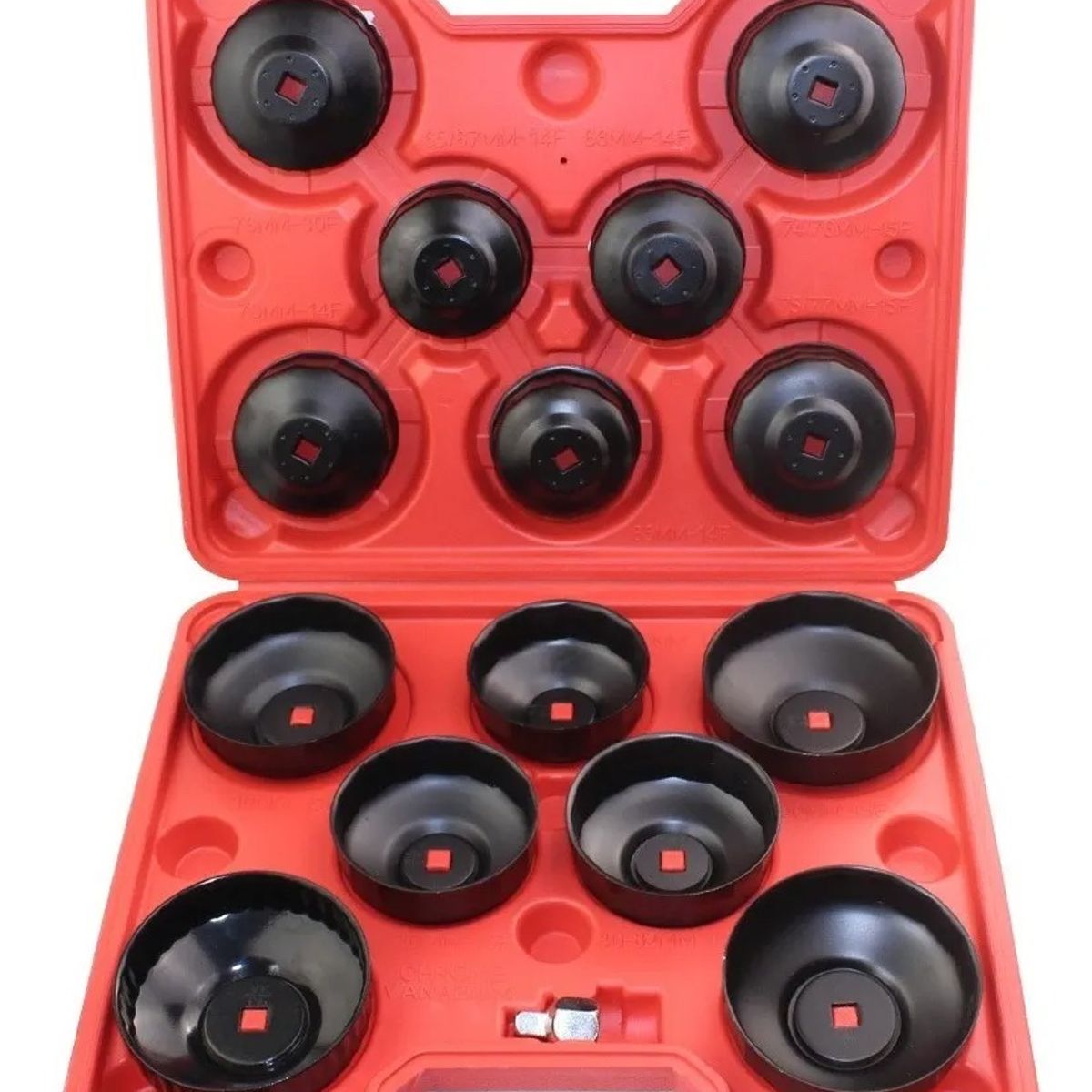 GENERICO - Juego Copas Llave Saca Filtro De Aceite Universal 15 Piezas