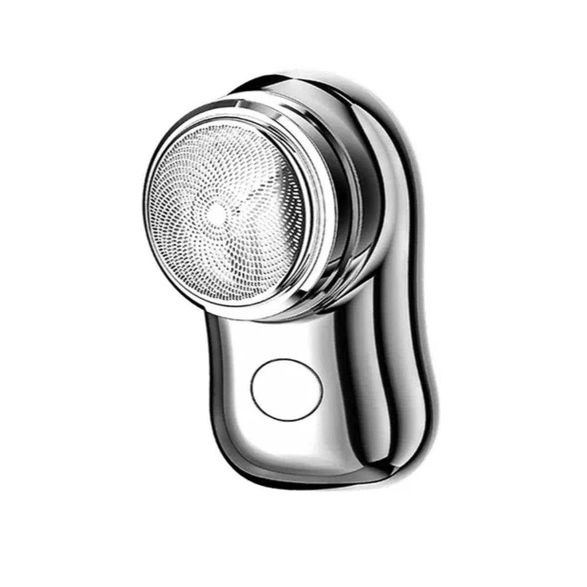 GENERICO - Minibarbeador Elétrico Para Homens De Barba Navalha Color Plateado