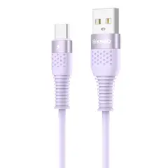 KBOD - Cable Para Carga y Datos Usb Tipo C Cbo64 2 Metros 10W Lila
