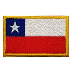 EKOL TACTICA MILITAR - Parche Uniforme Táctico Bandera De Chile