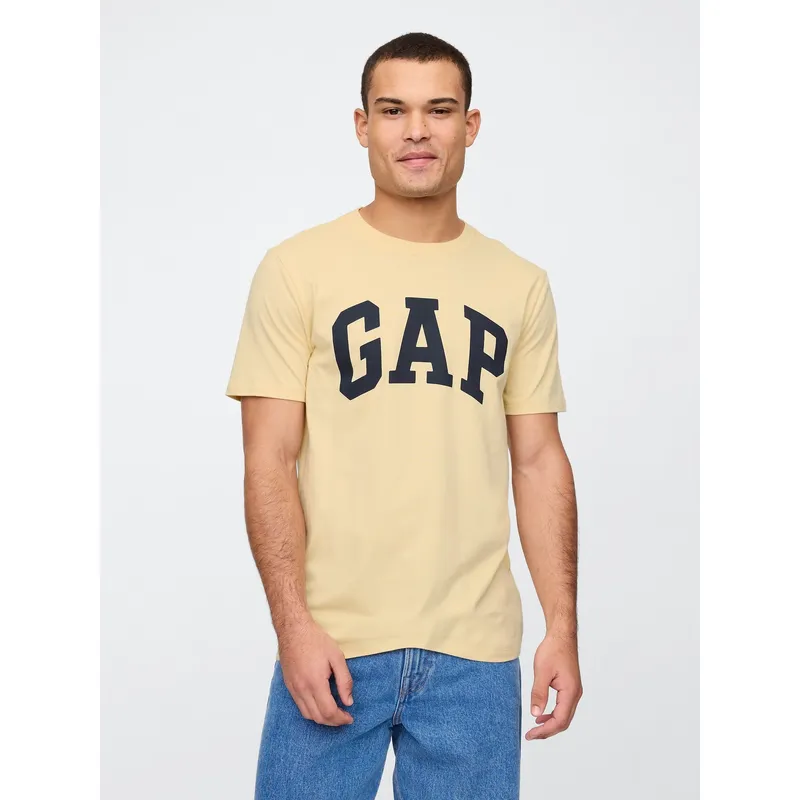 GAP - Polera Hombre Logo V25 Manga Corta Light Amarillo Gap
