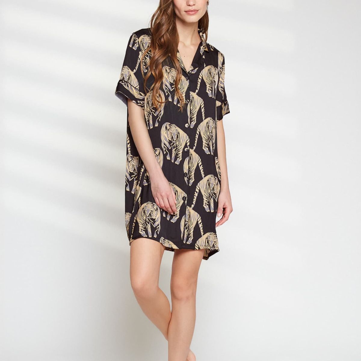 LOUNGE - Camisa De Dormir De Tigres Dreamy LOUNGE