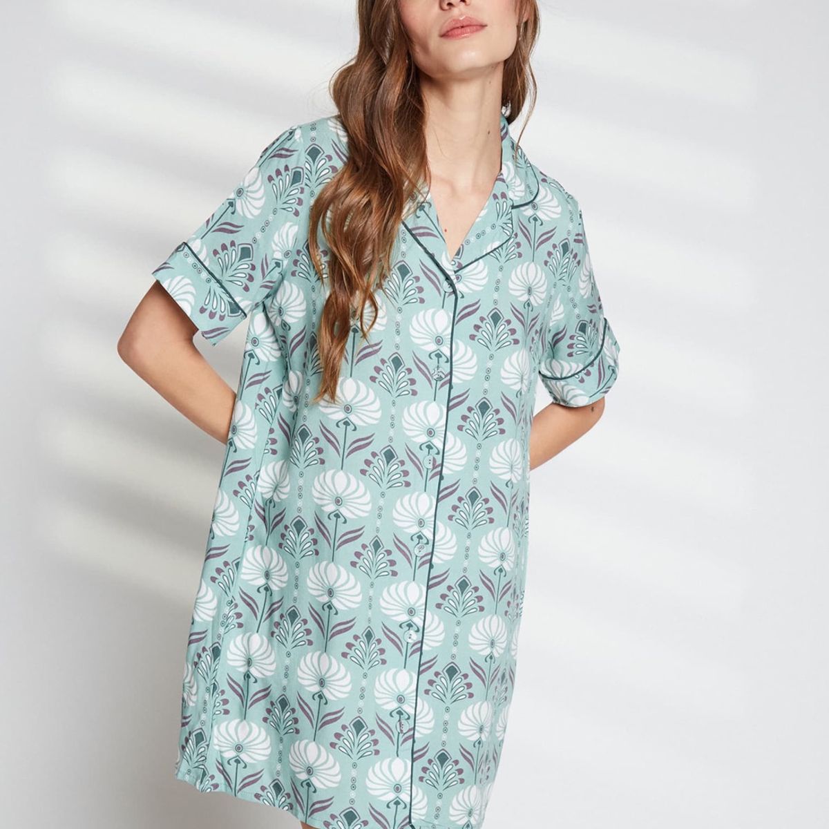 LOUNGE - Camisa De Dormir Flores Dreamy LOUNGE